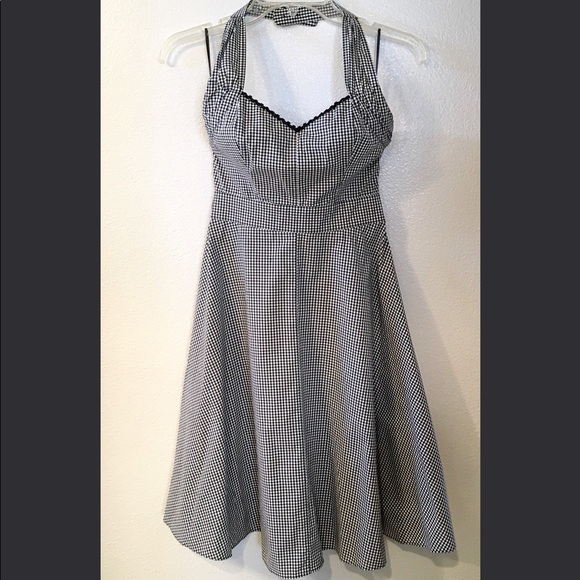 vintage gingham dress